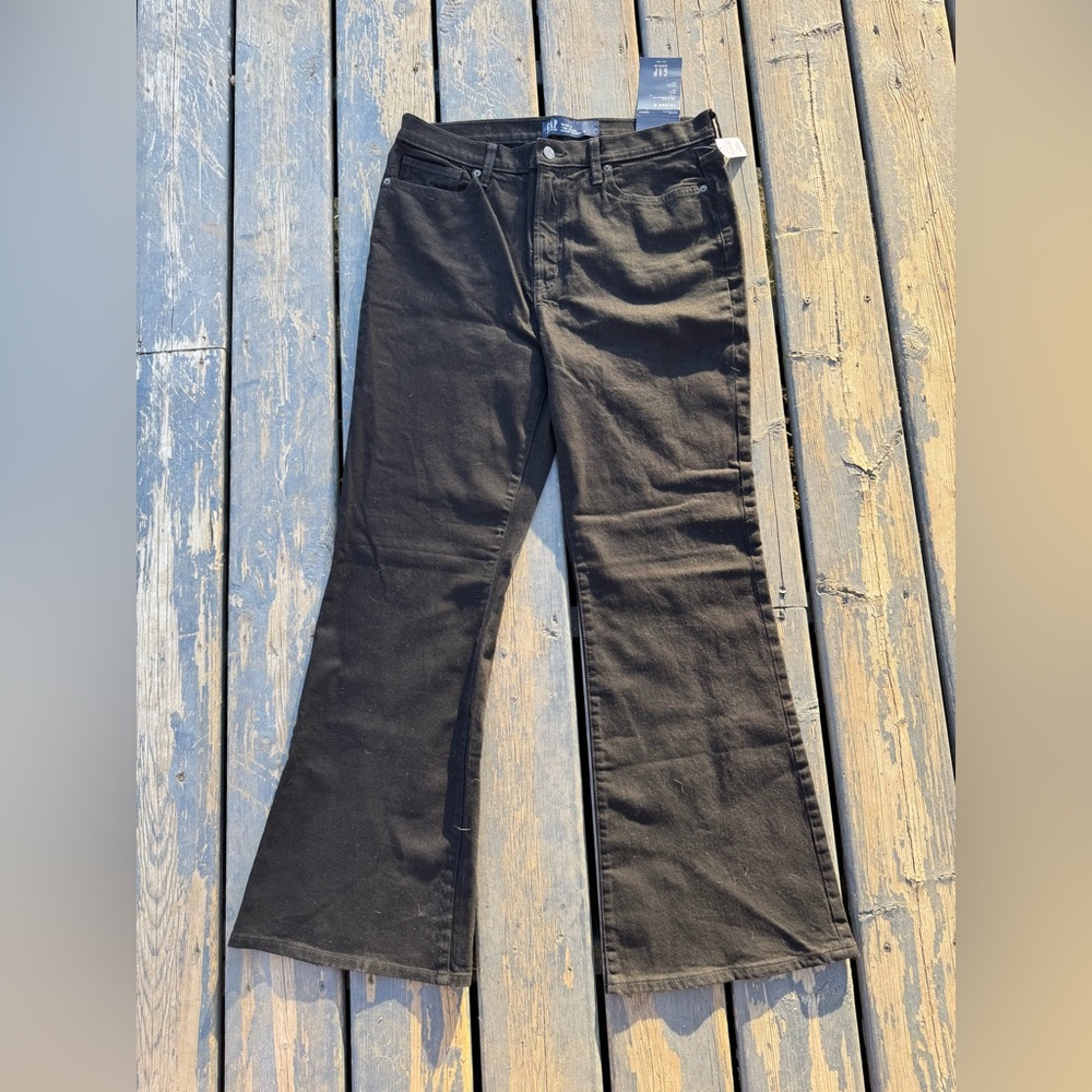 GAP Black Flare Leg Jeans